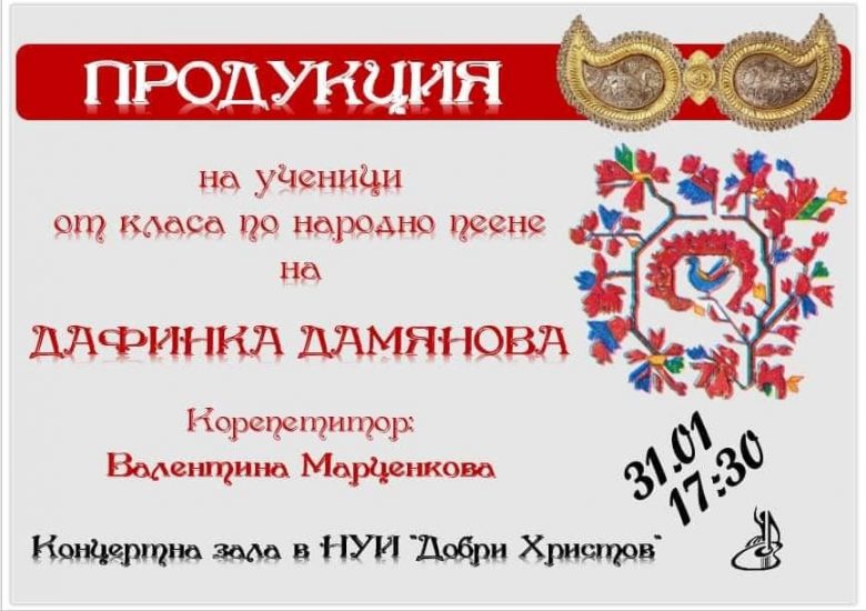 КУЛТУРА ВСЕКИ ДЕН Продукция на учениците на Дафинка Дамянова  